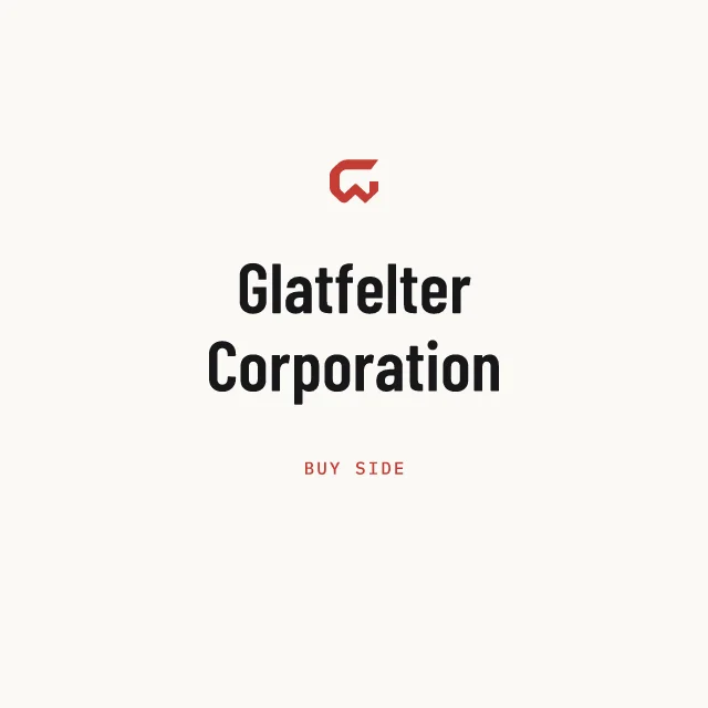 Buy side: Glatfelter Corporation
