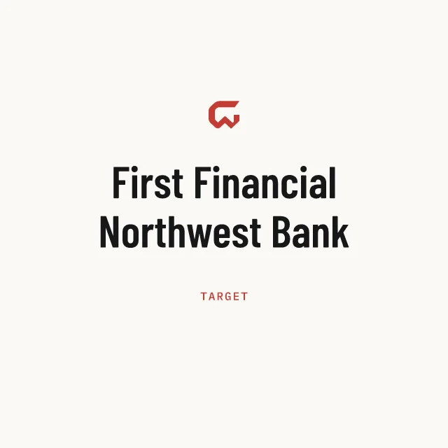 Target: First Financial Northwest Bank