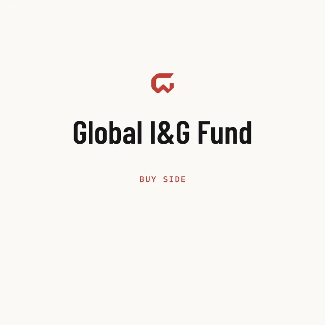 Buy side: Global I&G Fund