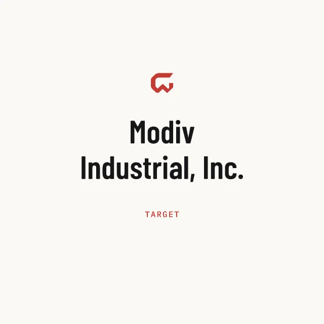 Target: Modiv Industrial, Inc.