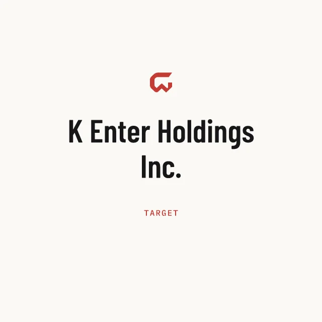 Target: K Enter Holdings Inc.