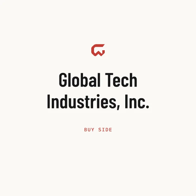 Buy side: Global Tech Industries, Inc.