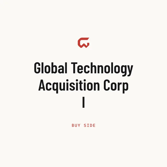 Buy side: Global Technology Acquisition Corp I