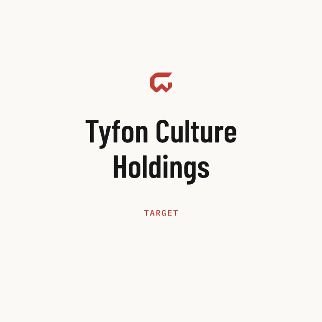 Target: Tyfon Culture Holdings