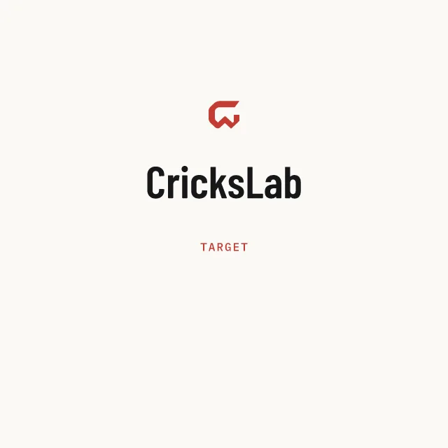 Target: CricksLab