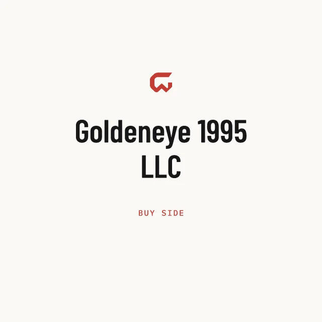 Buy side: Goldeneye 1995 LLC