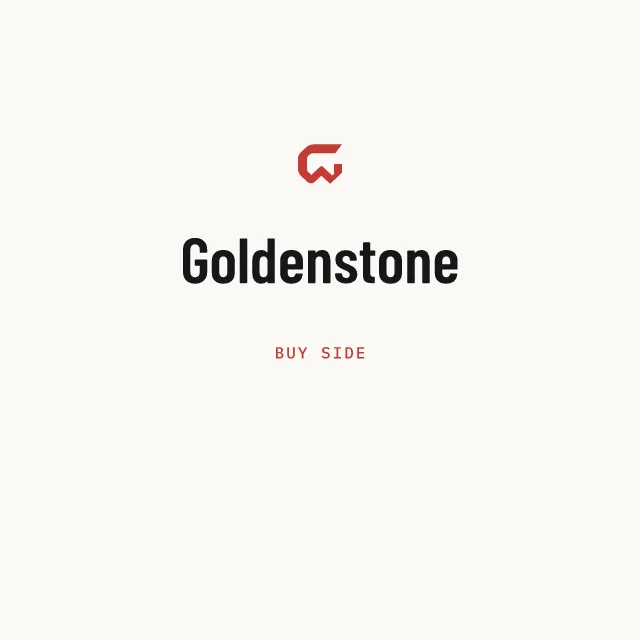 Buy side: Goldenstone