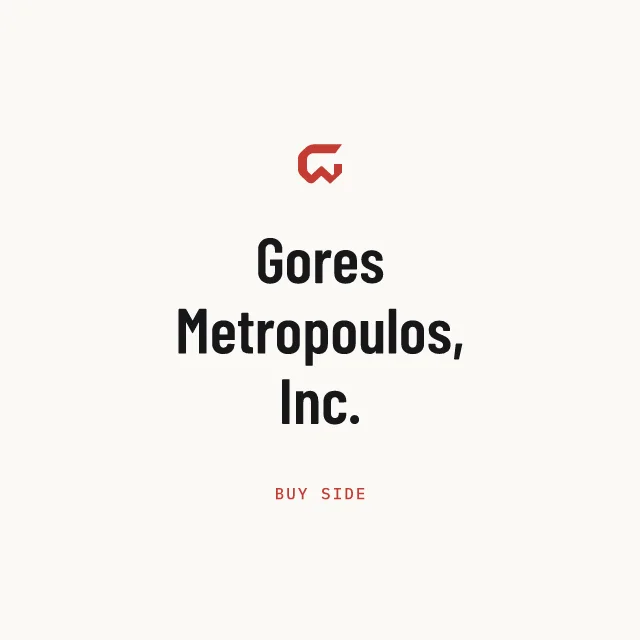 Buy side: Gores Metropoulos, Inc.