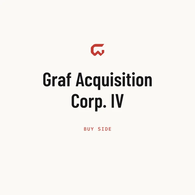 Buy side: Graf Acquisition Corp. IV