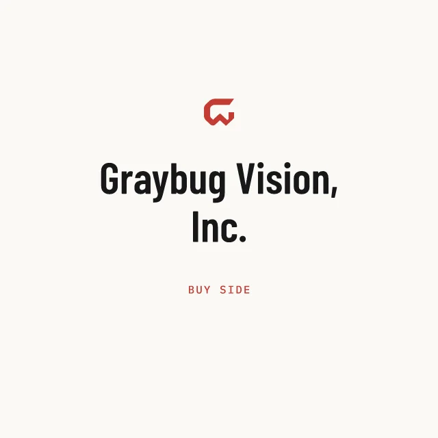 Buy side: Graybug Vision, Inc.