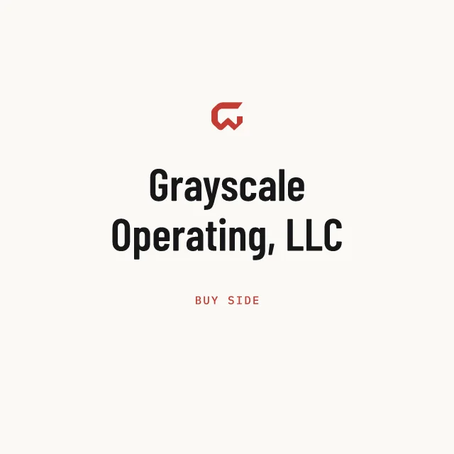 Buy side: Grayscale Operating, LLC