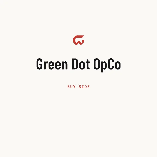 Buy side: Green Dot OpCo