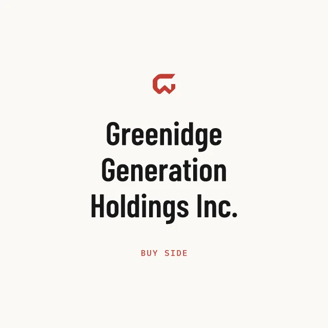 Buy side: Greenidge Generation Holdings Inc.