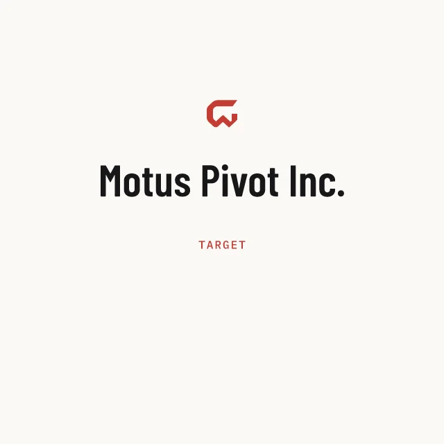Target: Motus Pivot Inc.