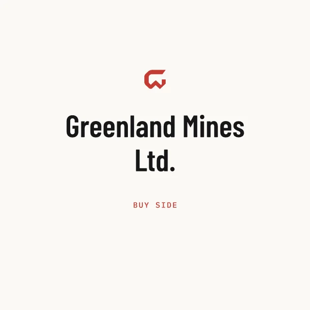 Buy side: Greenland Mines Ltd.
