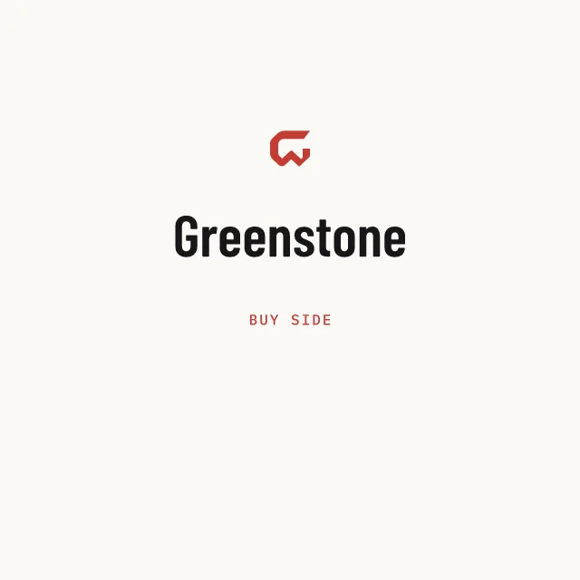 Buy side: Greenstone