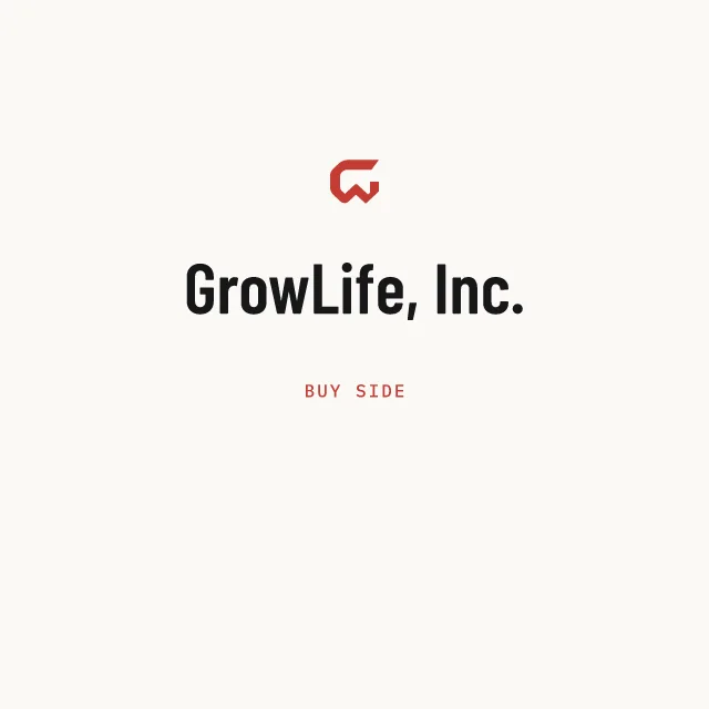 Buy side: GrowLife, Inc.