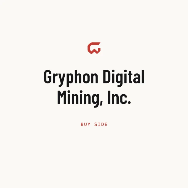 Buy side: Gryphon Digital Mining, Inc.