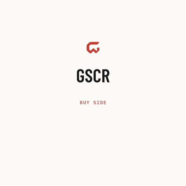 Buy side: GSCR