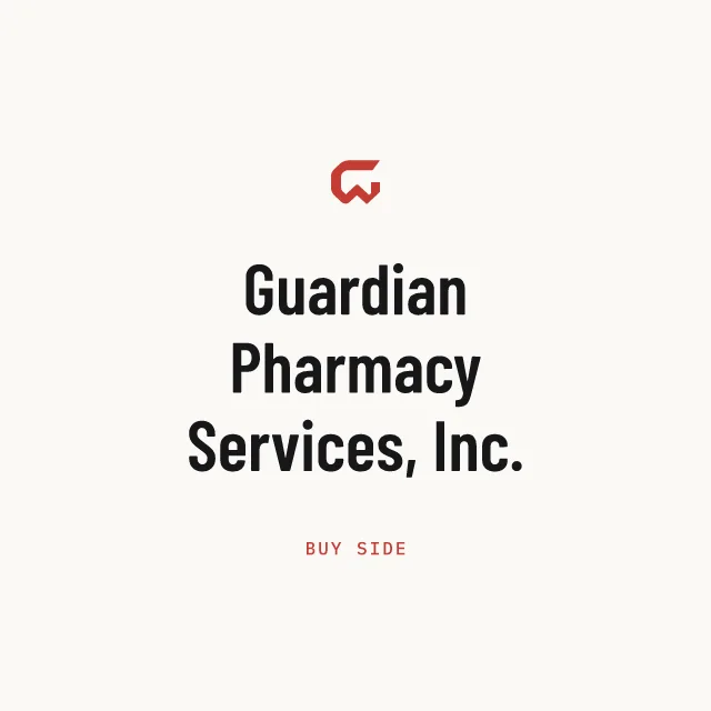 Buy side: Guardian Pharmacy Services, Inc.