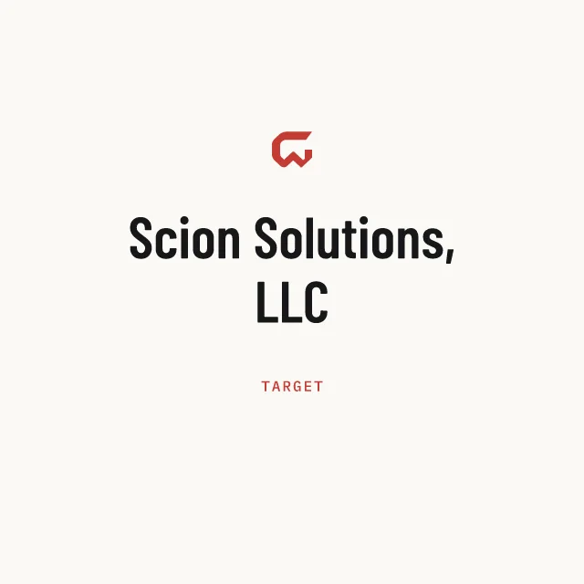Target: Scion Solutions, LLC
