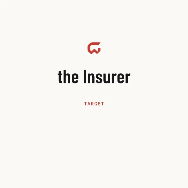 Target: the Insurer