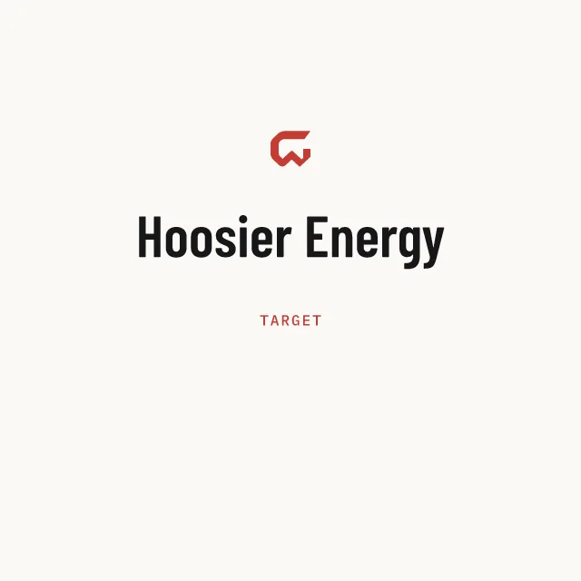 Target: Hoosier Energy