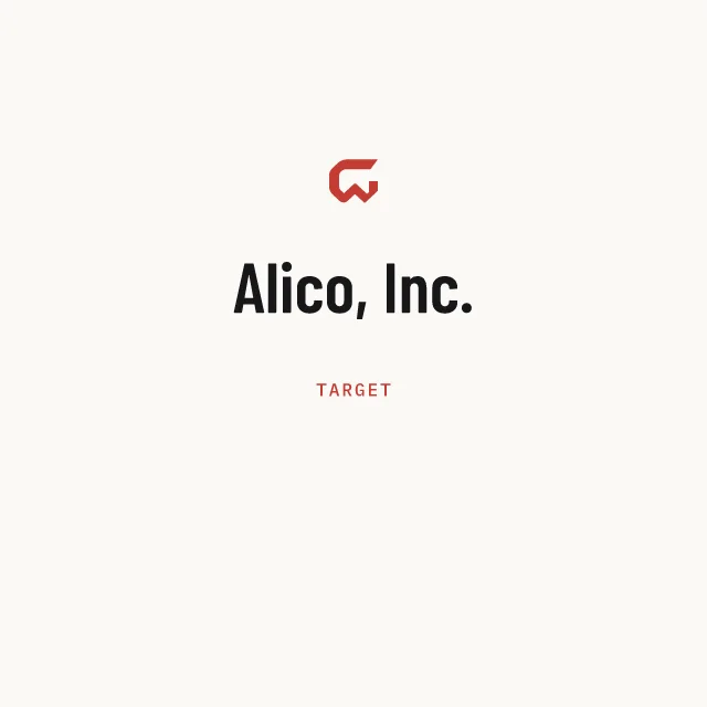 Target: Alico, Inc.