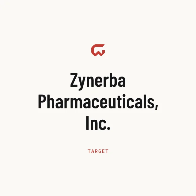 Target: Zynerba Pharmaceuticals, Inc.