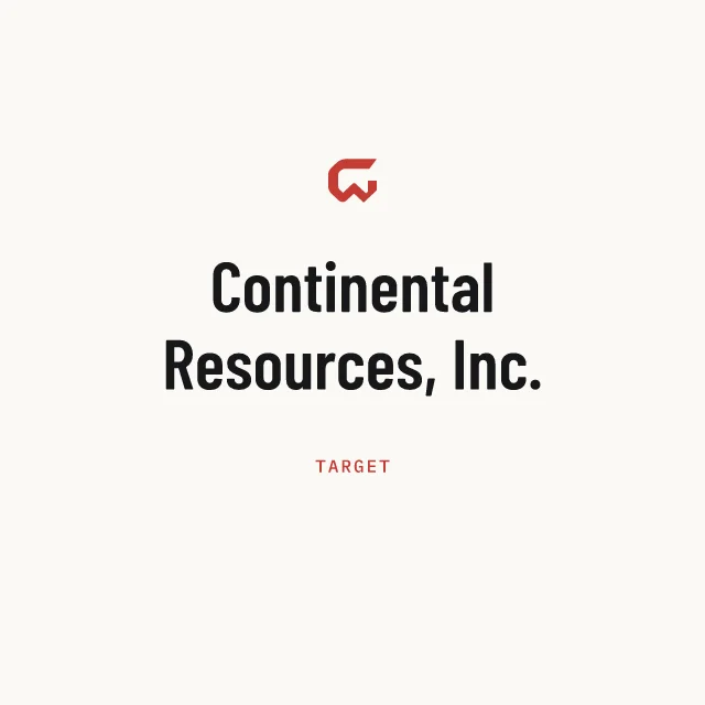 Target: Continental Resources, Inc.
