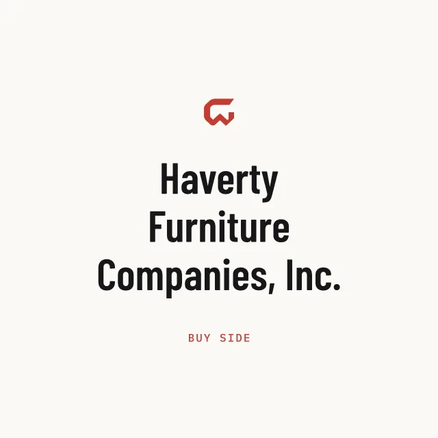 Buy side: Haverty Furniture Companies, Inc.