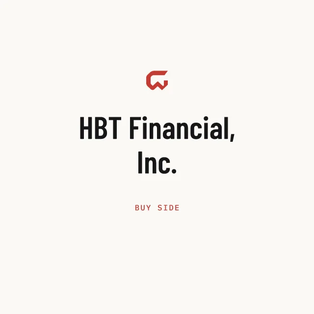Buy side: HBT Financial, Inc.
