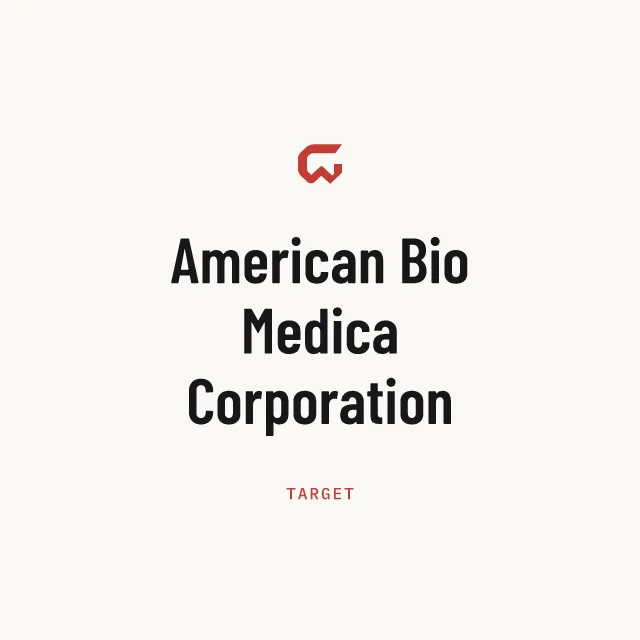 Target: American Bio Medica Corporation