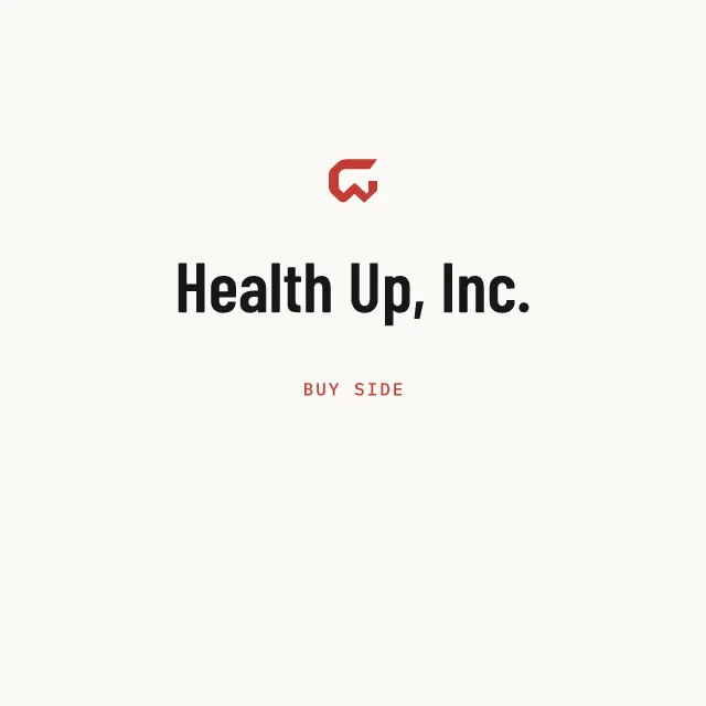 Buy side: Health Up, Inc.
