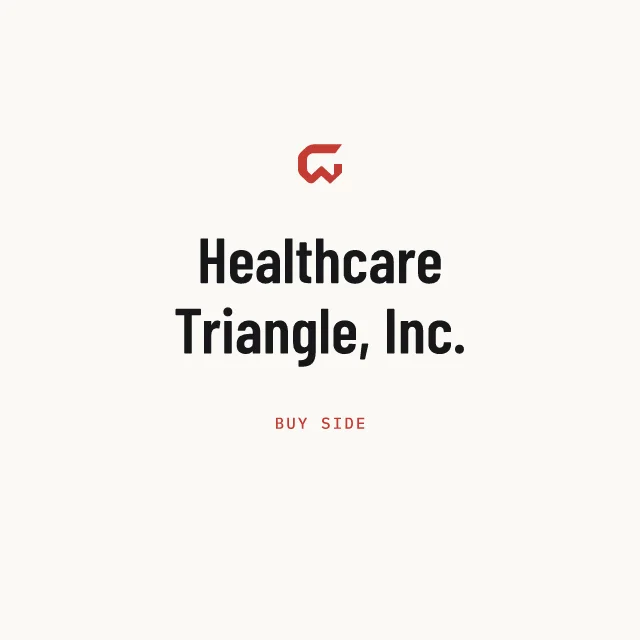 Buy side: Healthcare Triangle, Inc.