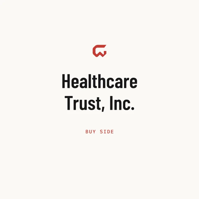 Buy side: Healthcare Trust, Inc.