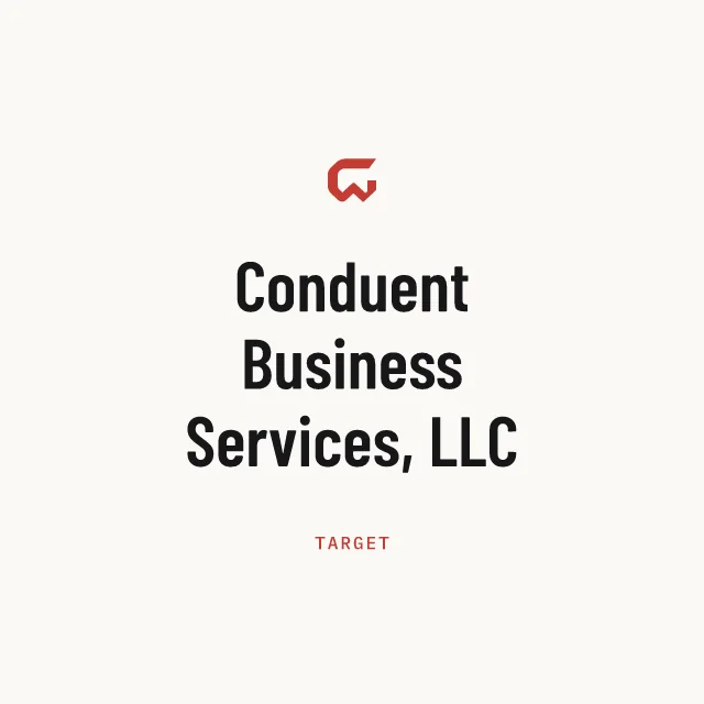 Target: Conduent Business Services, LLC