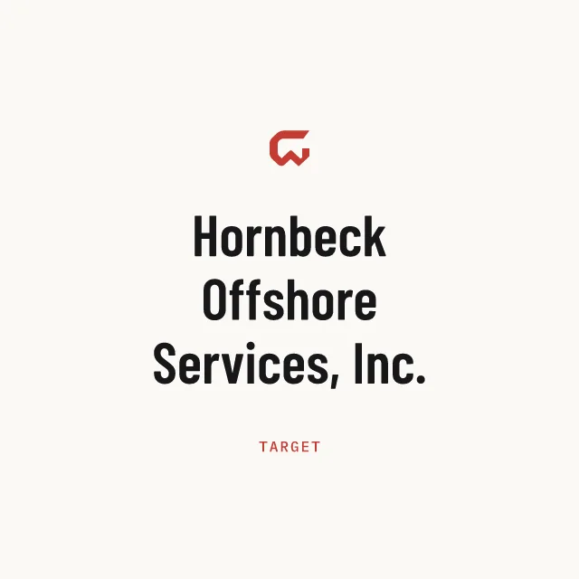 Target: Hornbeck Offshore Services, Inc.