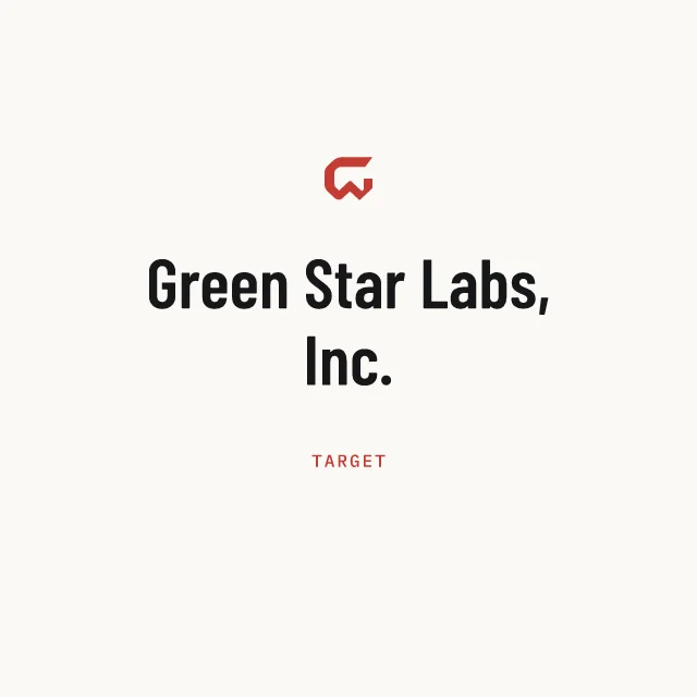 Target: Green Star Labs, Inc.