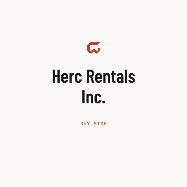 Buy side: Herc Rentals Inc.