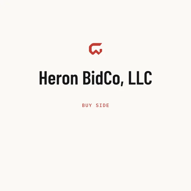 Buy side: Heron BidCo, LLC