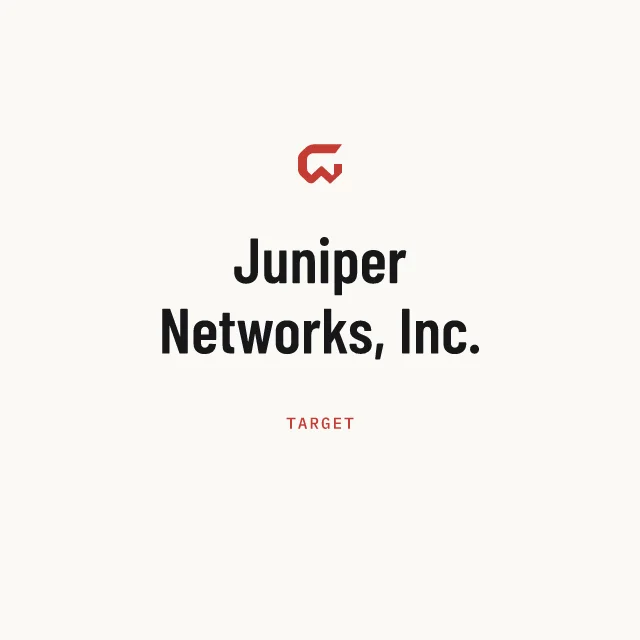 Target: Juniper Networks, Inc.