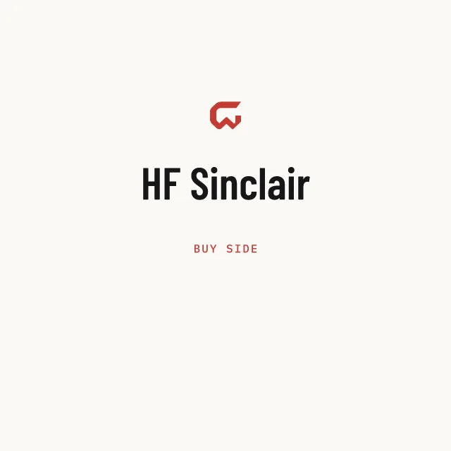 Buy side: HF Sinclair