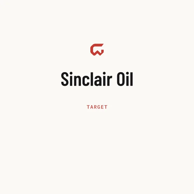 Target: Sinclair Oil