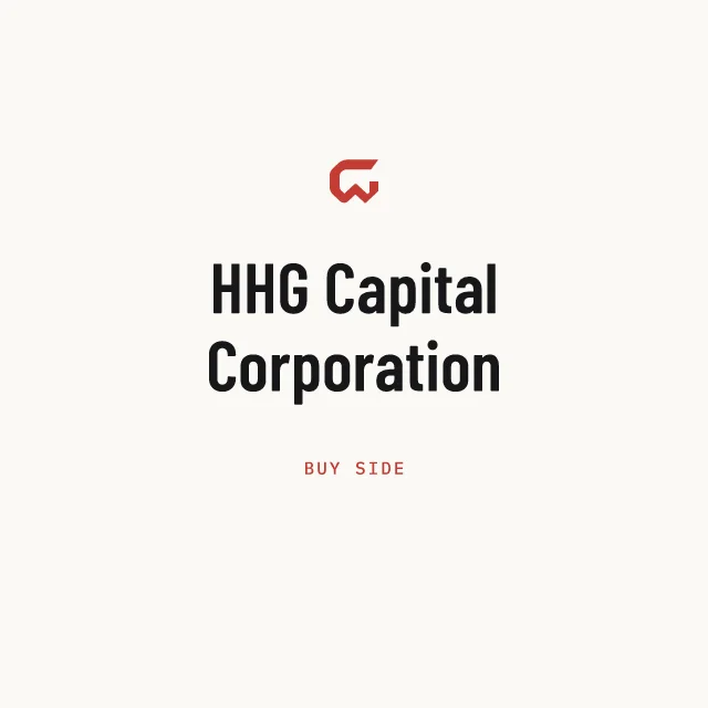 Buy side: HHG Capital Corporation