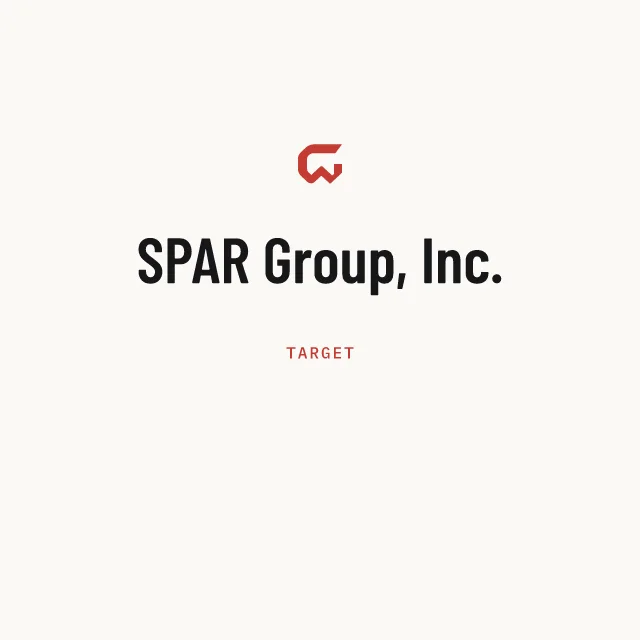 Target: SPAR Group, Inc.