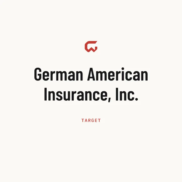 Target: German American Insurance, Inc.