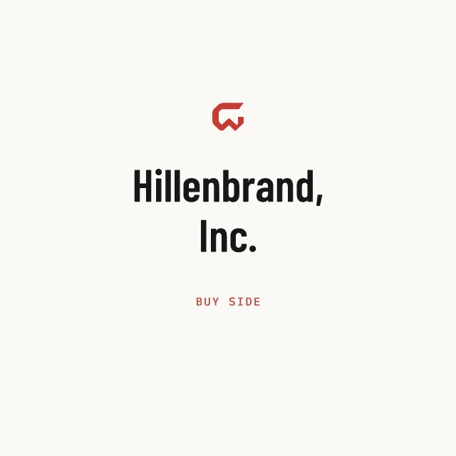 Buy side: Hillenbrand, Inc.