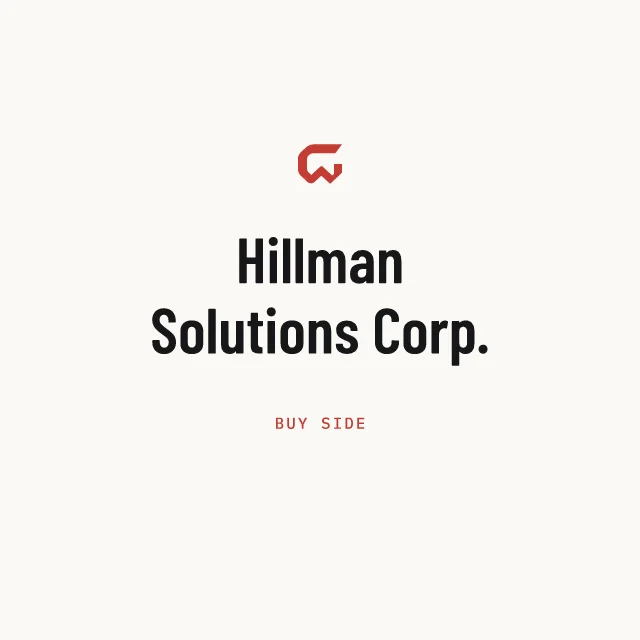 Buy side: Hillman Solutions Corp.