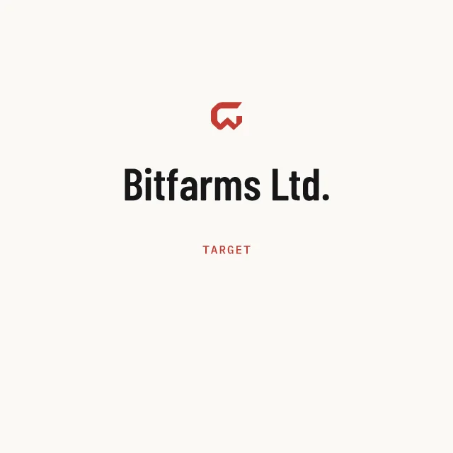 Target: Bitfarms Ltd.